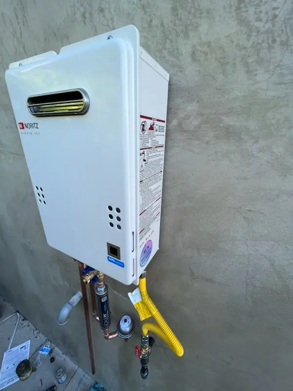 Tankless water heater installation for Pierceville homes